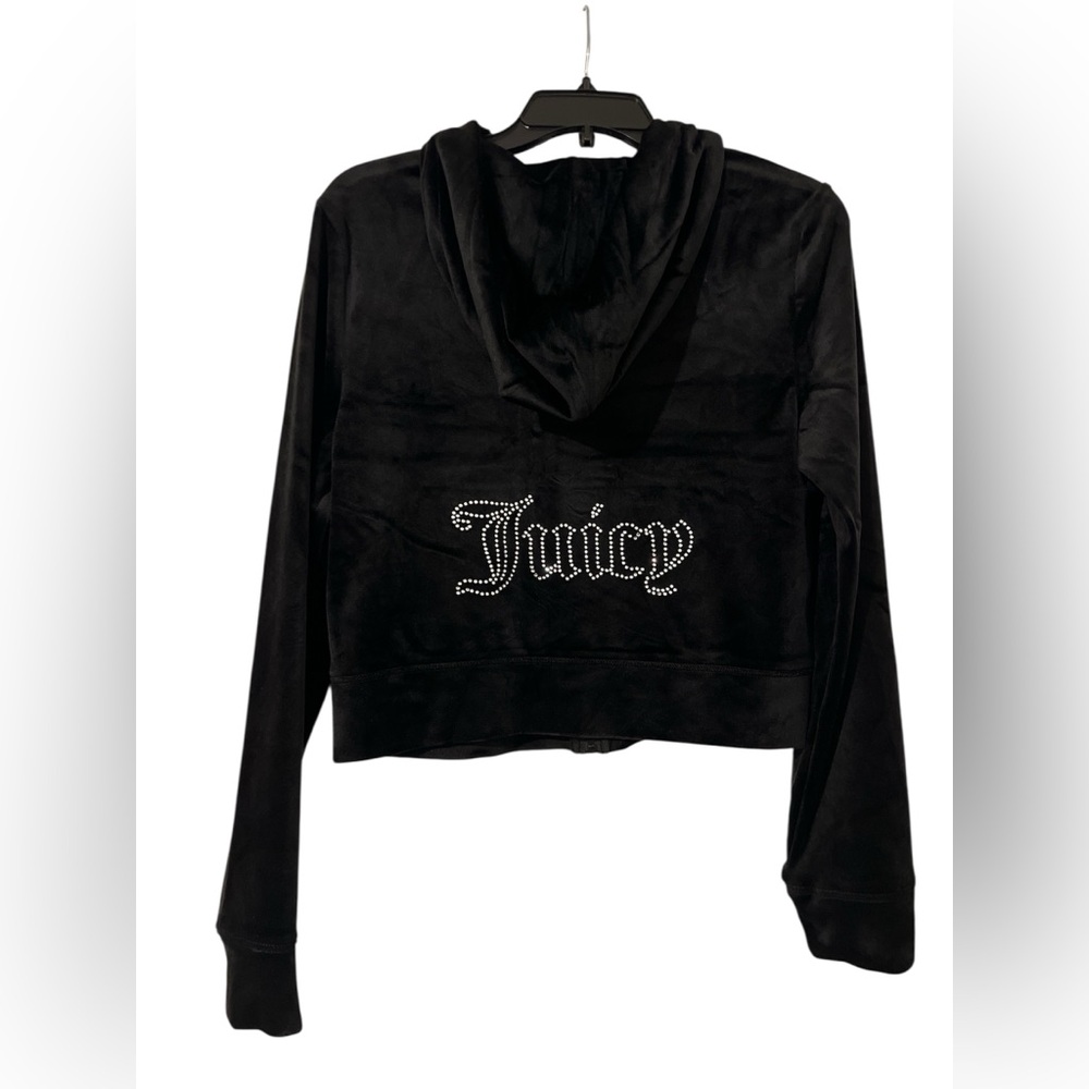 Juicy Couture Black Rhinestone Hoodie